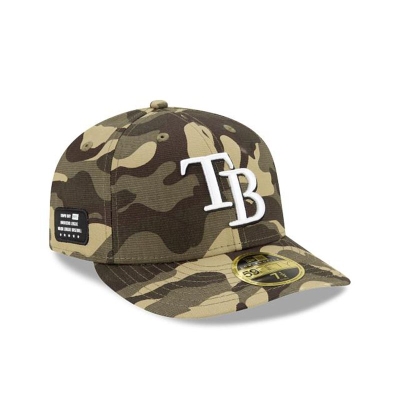 Tampa Bay Rays Gorra | New Era MLB Armed Forces Weekend Low Profile 59fifty Fitted Cap Mexico - Verdes